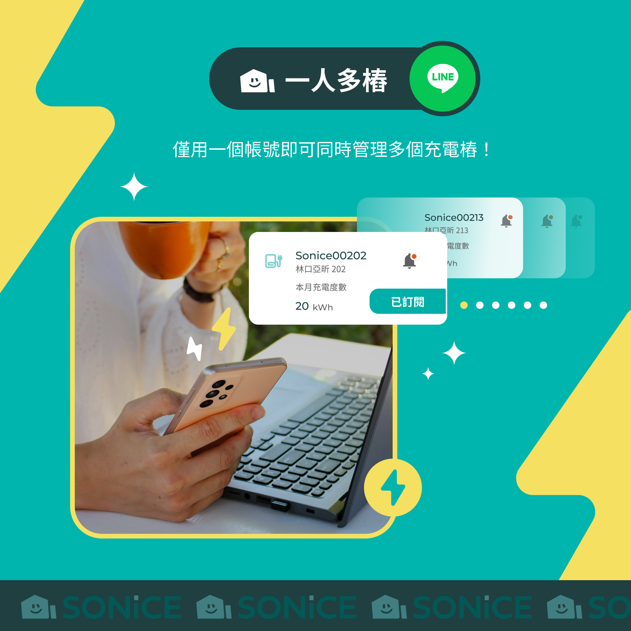 好友電充電管家 一人多樁